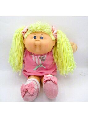1988 Cabbage Patch Kid Toddler Doll Lemon Pigtails Outfit Hasbro